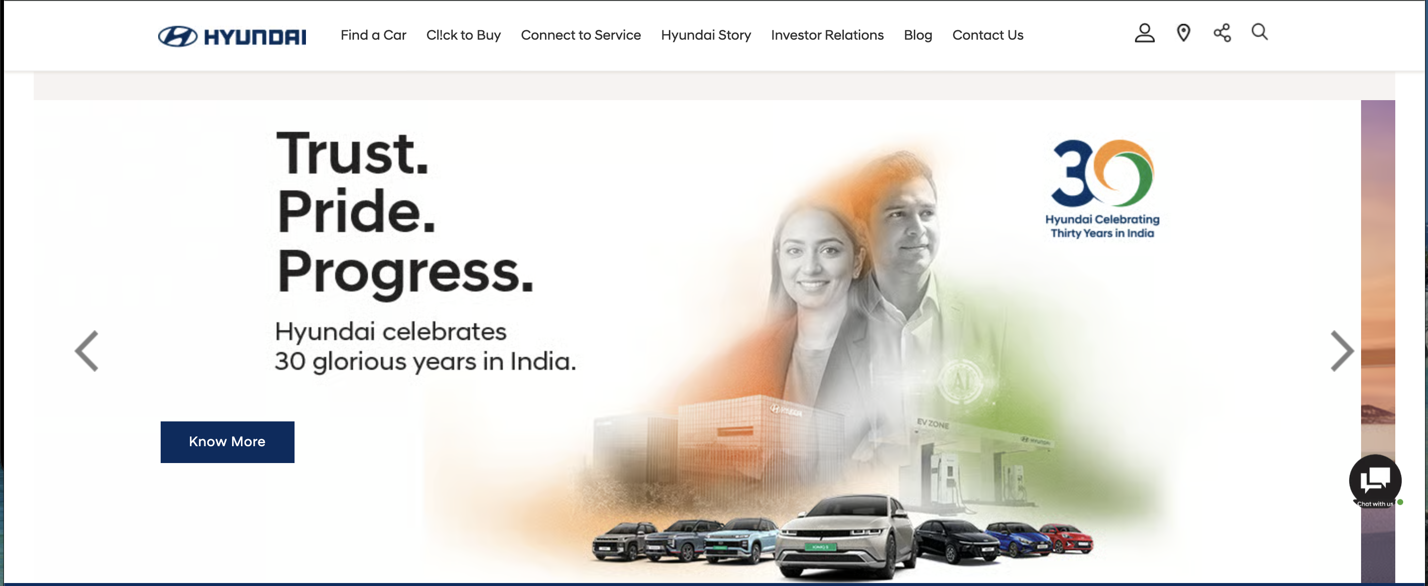 Hyundai Motor India website